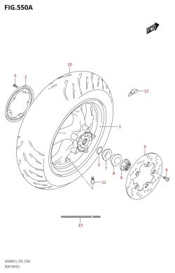 550A - REAR WHEEL (AN400A:L5:E99)