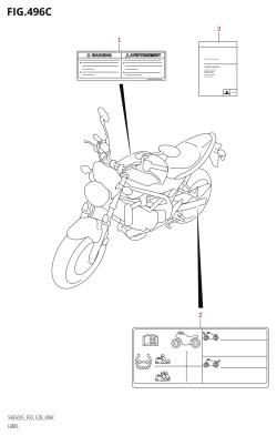 496C - LABEL (SV650A:L9:E28)