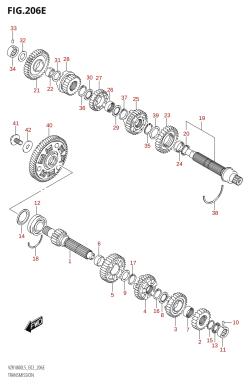 206E - TRANSMISSION (VZR1800BZ:L5:E19)