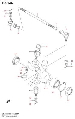 54A - STEERING KNUCKLE (LT-A750XL0)