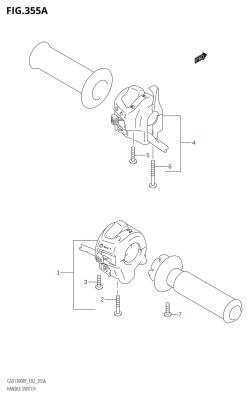 355A - HANDLE SWITCH (X,Y,K1,K2)