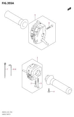 355A - HANDLE SWITCH (AN650:L3:E02)