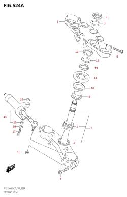 524A - STEERING STEM