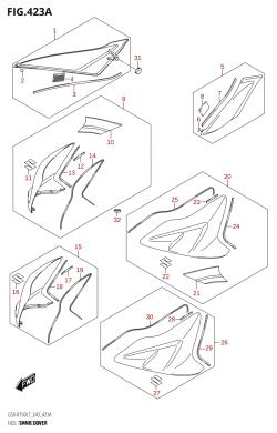 423A - FUEL TANK COVER