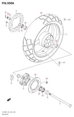 550A - REAR WHEEL