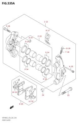 535A - FRONT CALIPER