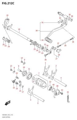 212C - GEAR SHIFTING (SV650XA:L9:E02)