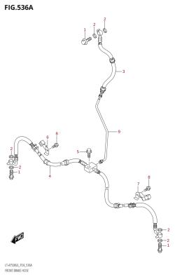 536A - FRONT BRAKE HOSE