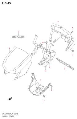 045 - HANDLE COVER (LT-A750XL4 P17)