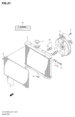 021 - RADIATOR (LT-A750XL3 P24)