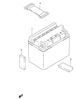 17A - BATTERY (MODEL K3 /​ K4)