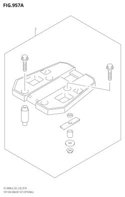 957A - TOP CASE BRACKET SET (OPTIONAL)