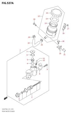 537A - FRONT MASTER CYLINDER