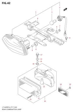 042 - REAR COMBINATION LAMP (LT-A400FL4 P17)