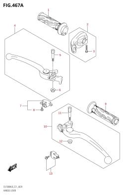 467A - HANDLE LEVER