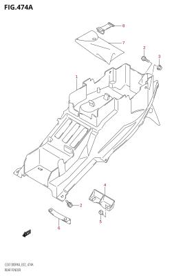 474A - REAR FENDER