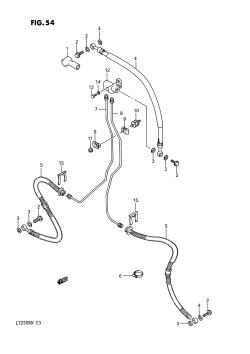 054 - FRONT BRAKE HOSE