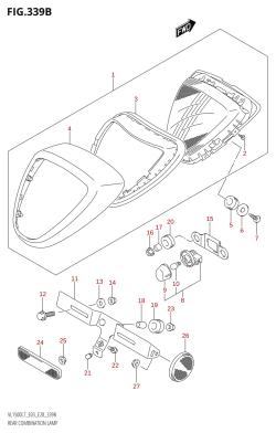 339B - REAR COMBINATION LAMP (VL1500B:L7:E28)