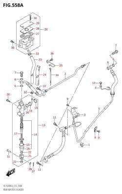 558A - REAR MASTER CYLINDER