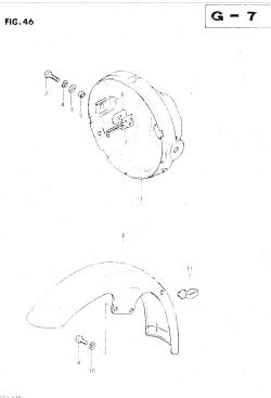 046 - HEADLAMP HOUSING - FRONT FENDER
