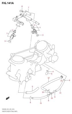 141A - THROTTLE BODY FITTING PARTS (K3,K4,K5,K6)