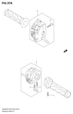 37A - HANDLE SWITCH (AN650AK5)