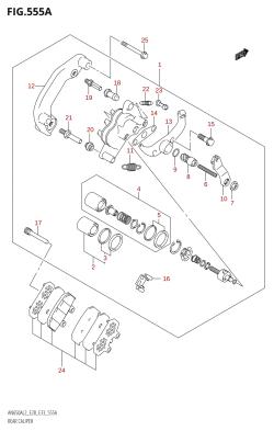 555A - REAR CALIPER