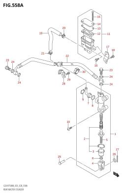 558A - REAR MASTER CYLINDER