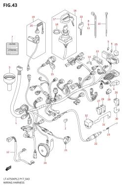 043 - WIRING HARNESS (LT-A750XPL2 P17)
