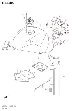 420A - FUEL TANK (GSX1300R:L1:E28)