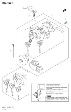 352C - LOCK SET (AN650Z:L3:E28)