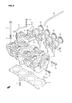 002 - CYLINDER HEAD (MODEL N /​ P)