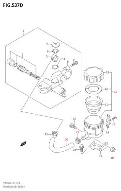 537D - FRONT MASTER CYLINDER (SV650SA,SV650SUA)