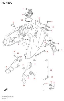 420C - FUEL TANK (DL1000A:L4:E33)