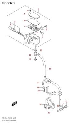 537B - FRONT MASTER CYLINDER (VL1500:L3:E28)