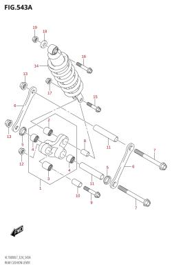 543A - REAR CUSHION LEVER