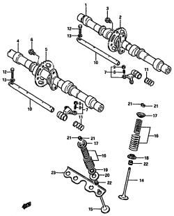010 - CAM SHAFT-VALVE