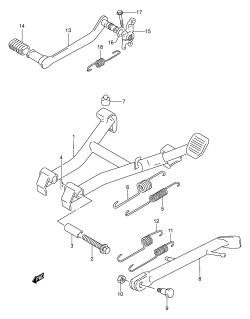 031 - STAND - REAR BRAKE