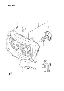 29A - HEADLAMP (MODEL R /​ S)