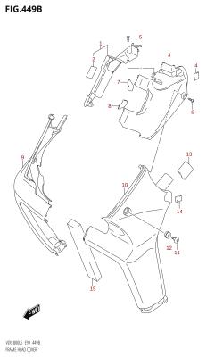 449B - FRAME HEAD COVER (VZR1800BZ:L5:E99)