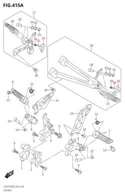 415A - FOOTREST