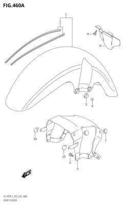 460A - FRONT FENDER