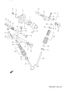 007 - CAM SHAFT - VALVE (MODEL L /​ M /​ N /​ P)