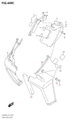 449C - FRAME HEAD COVER (VZR1800BZ:L6:E19)