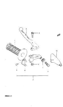 025 - LEFT HANDLE GRIP