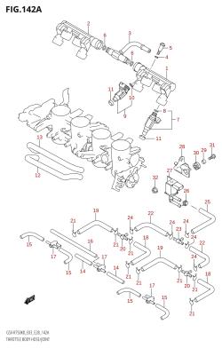 142A - THROTTLE BODY HOSE /​ JOINT