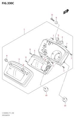 330C - SPEEDOMETER (LT-A500XPZ:M2:P17)