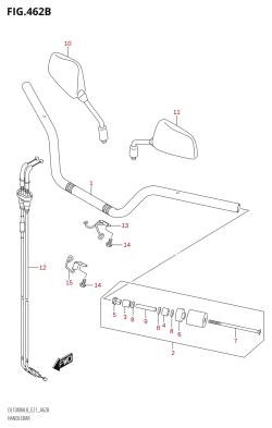 462B - HANDLEBAR (DL1000XA:L8:E21)