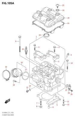 105A - CYLINDER HEAD (REAR)