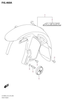 460A - FRONT FENDER